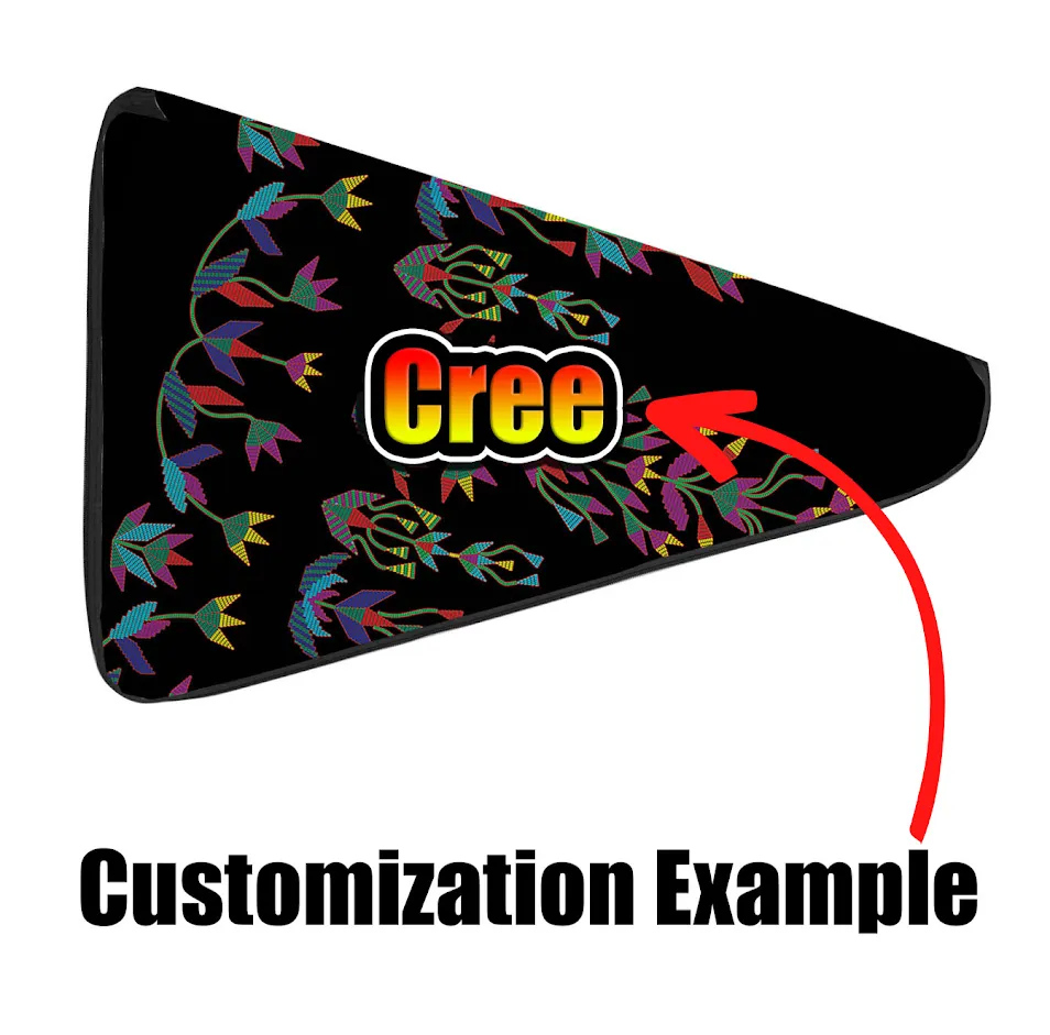 27 Inch Fan Case - Diamond in the Bluff Red