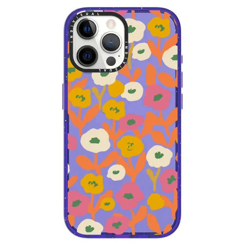 Acrylic Style Yellow, Pink and White Floral Phone Case_iPhone Ultra-Impact Case [1535155]