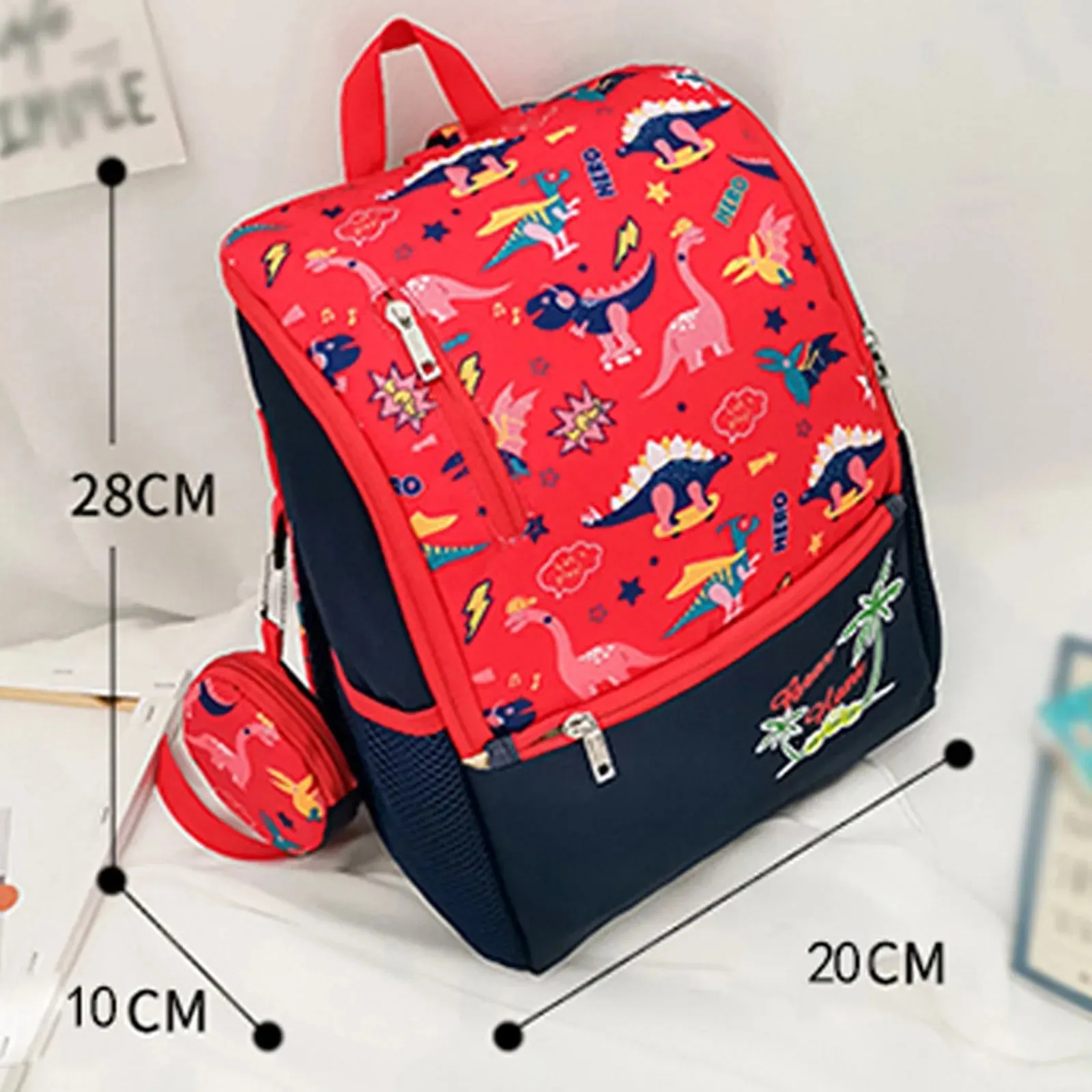 Adorable 3D Dinosaur Backpack for Kids - Perfect for Ages 3-5!