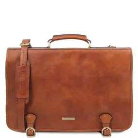 Ancona - Leather messenger bag | TL142073