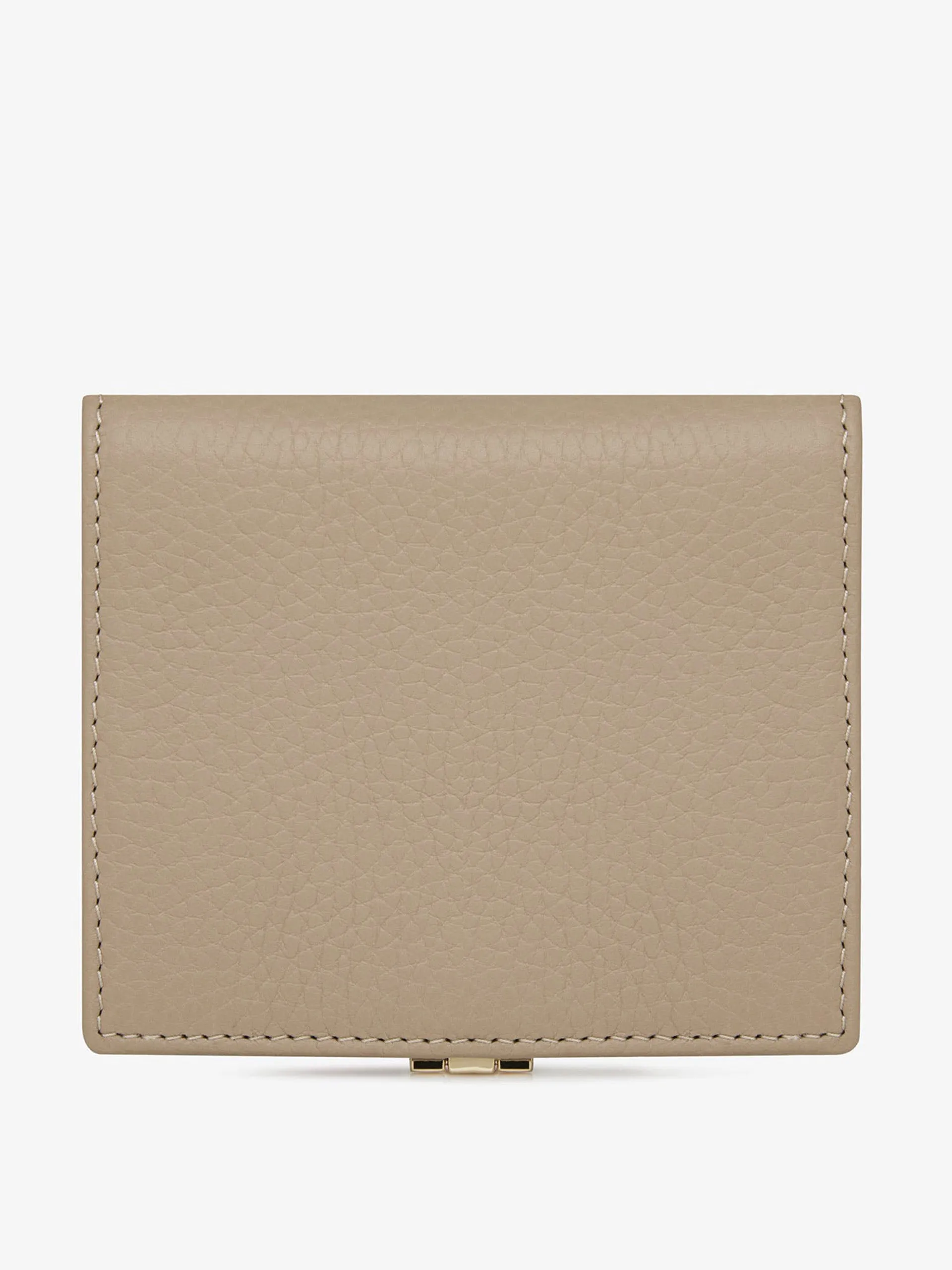 Black, Oat and mushroom crescent wallet