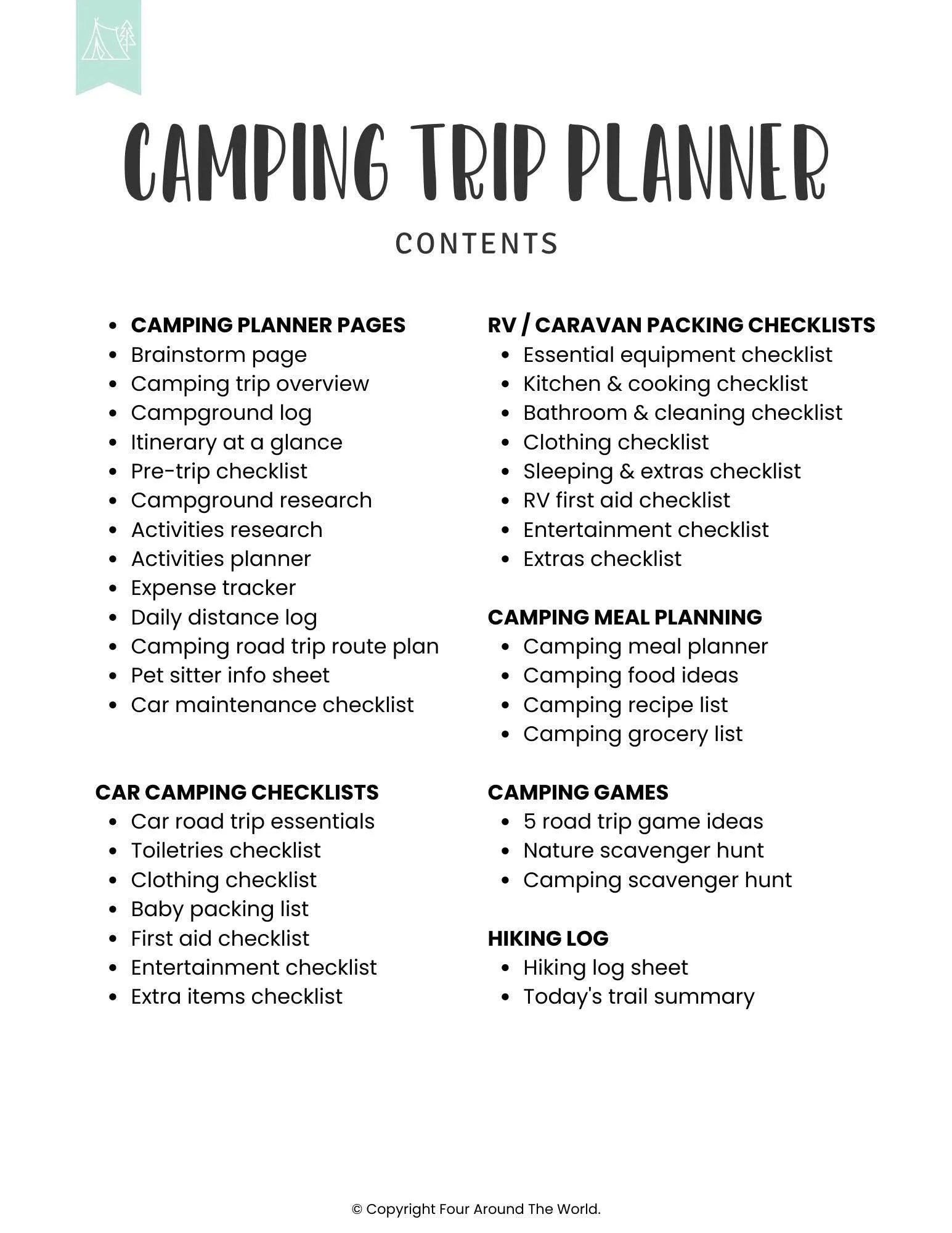 Camping Trip Planner