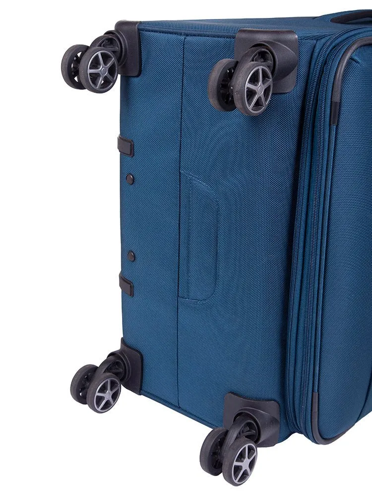 Cellini Smartcase Medium 4 Wheel Trolley Case | Blue