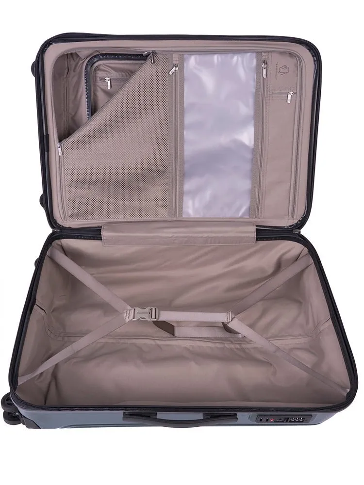 Cellini Tri Pak Medium Front Loader 4 Wheel Trolley Case | Green