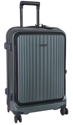 Cellini Tri Pak Medium Front Loader 4 Wheel Trolley Case | Green
