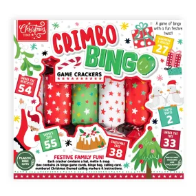 Christmas Time 6 Bingo Game Christmas Crackers