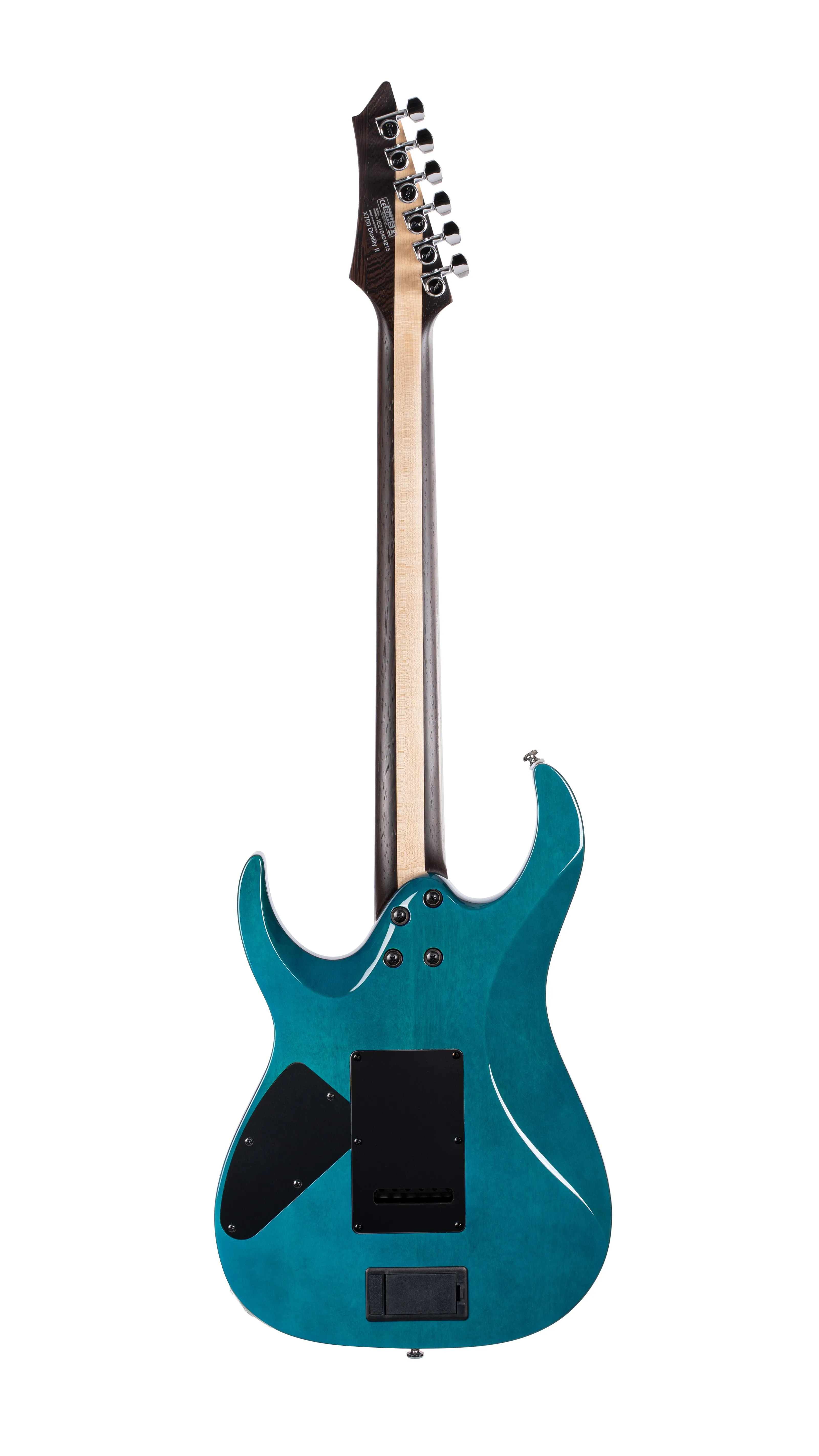 Cort X700DUALITYII-PIB X Series Duality II Double Cutaway Electric Guitar, Polar Ice Burst With Gig Bag