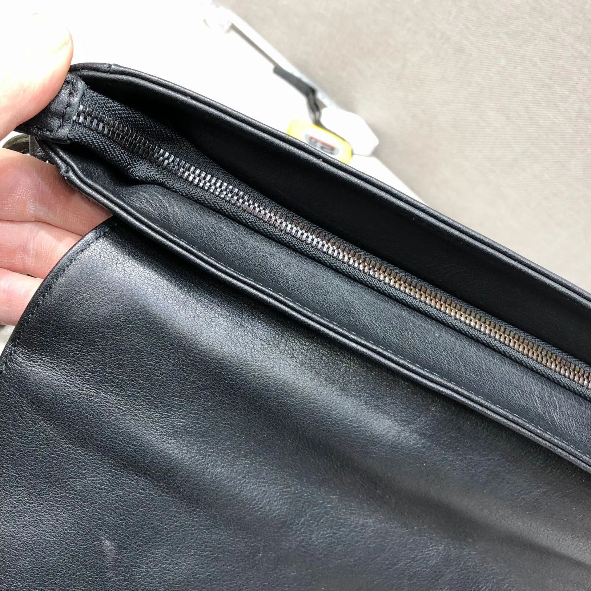 Fashionable Womens Black Leather Sling Bag Genuine Leather Crossbody Bags