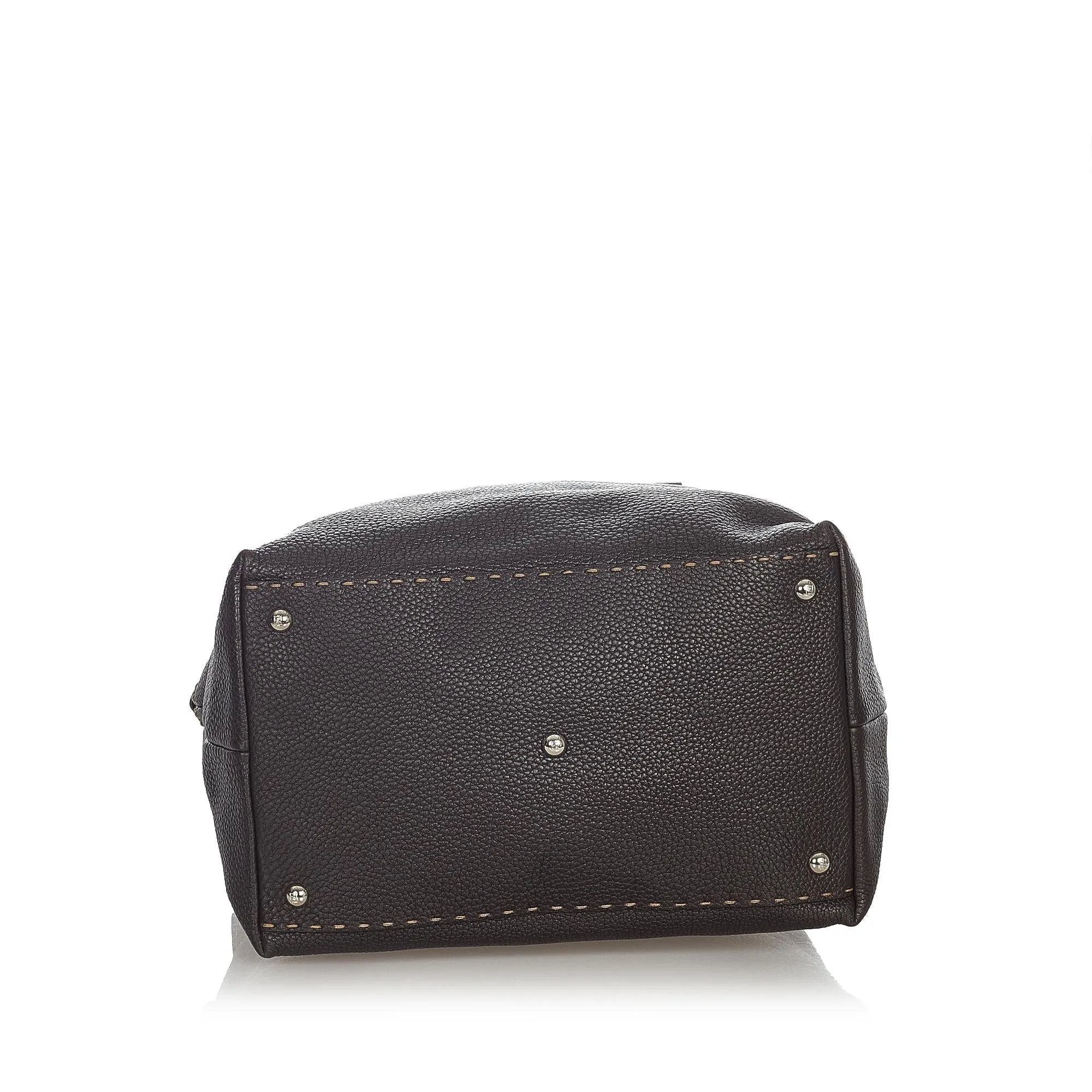 Fendi Selleria Leather Handbag (SHG-23572)
