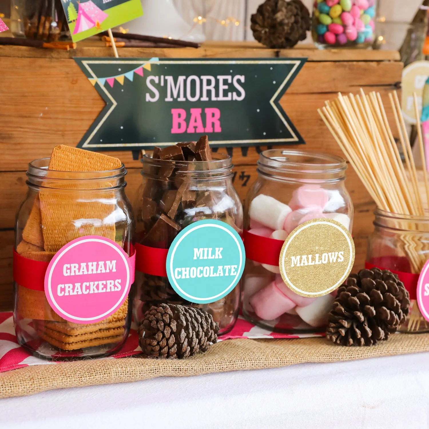 Glamping Girls Party Set | Pink and Pretty Glamping