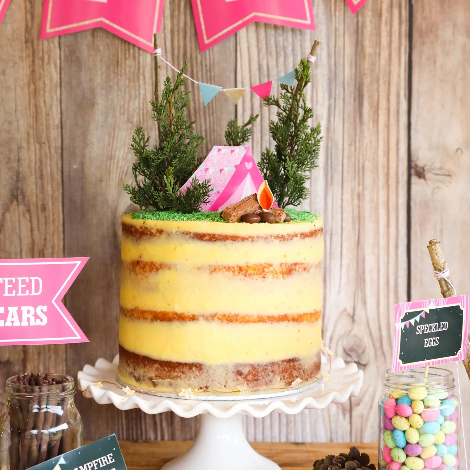 Glamping Girls Party Set | Pink and Pretty Glamping