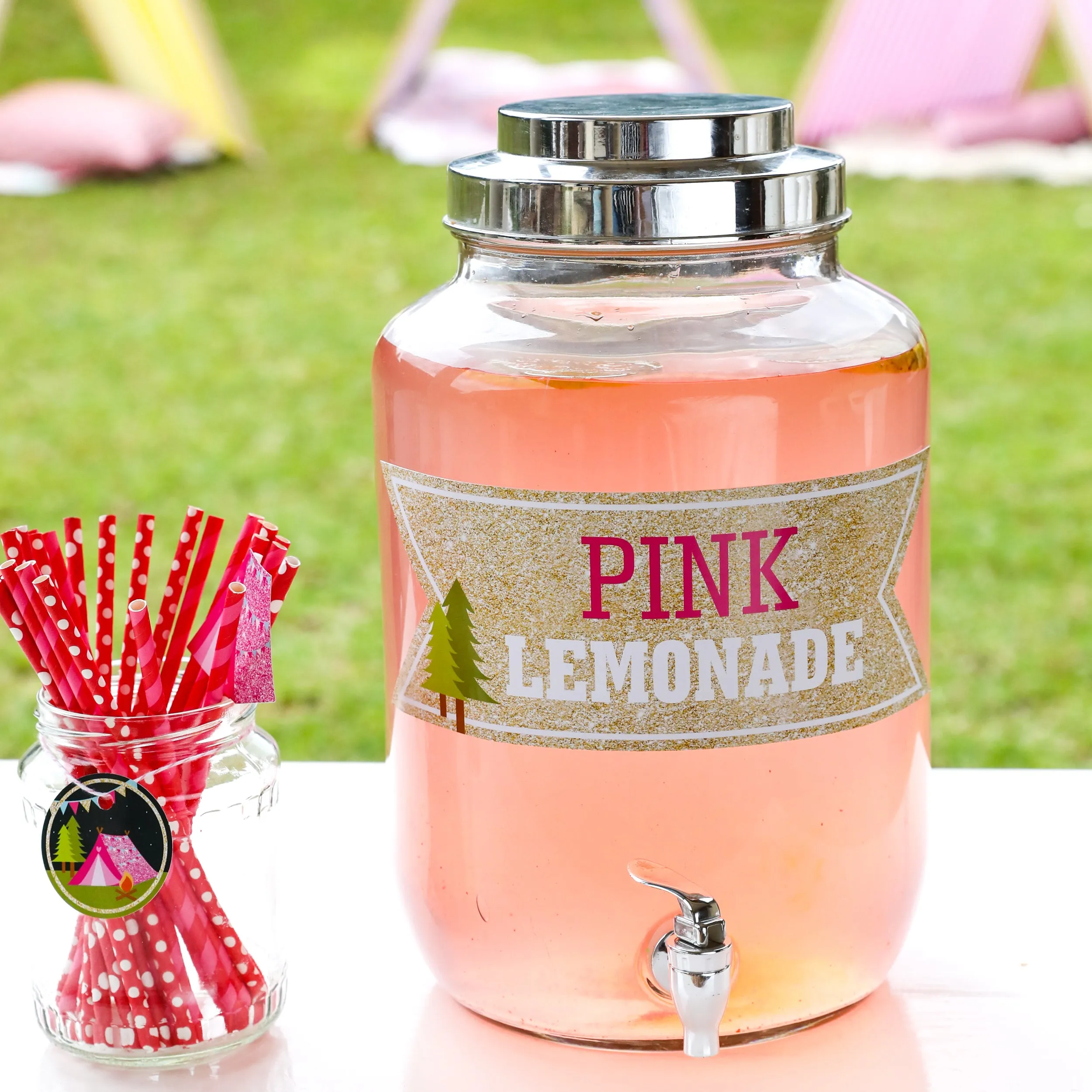Glamping Girls Party Set | Pink and Pretty Glamping