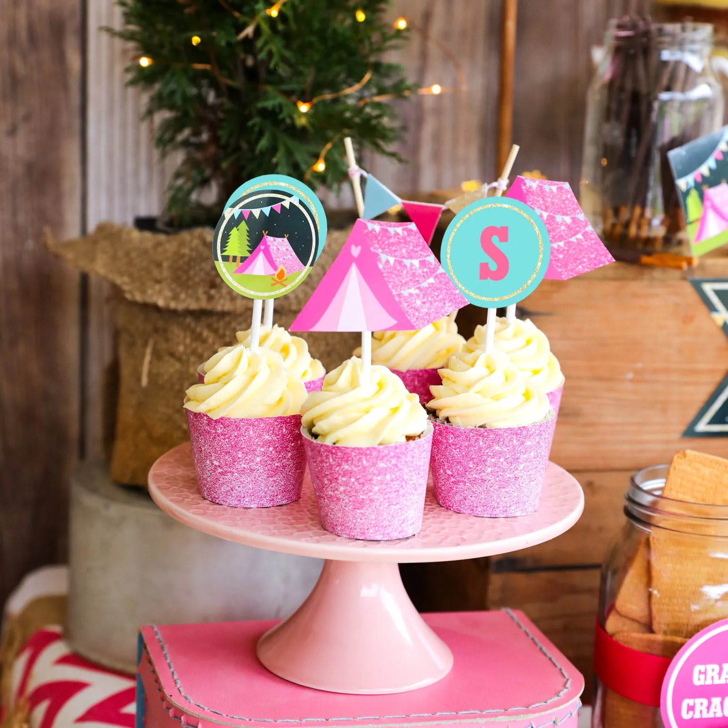 Glamping Girls Party Set | Pink and Pretty Glamping
