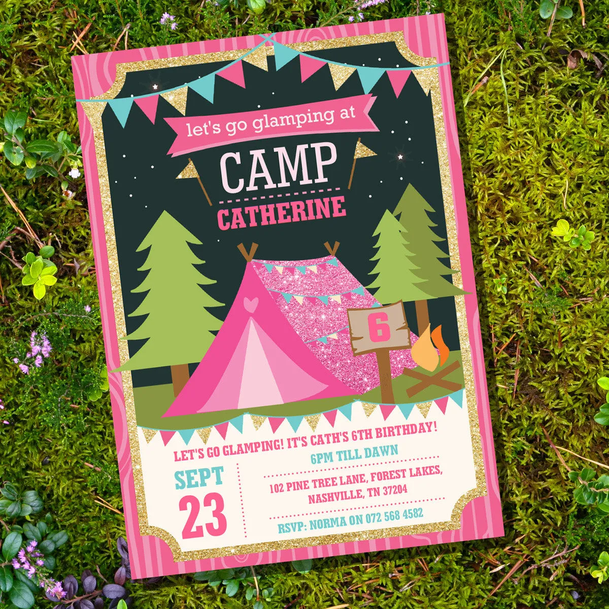 Glamping Girls Party Set | Pink and Pretty Glamping