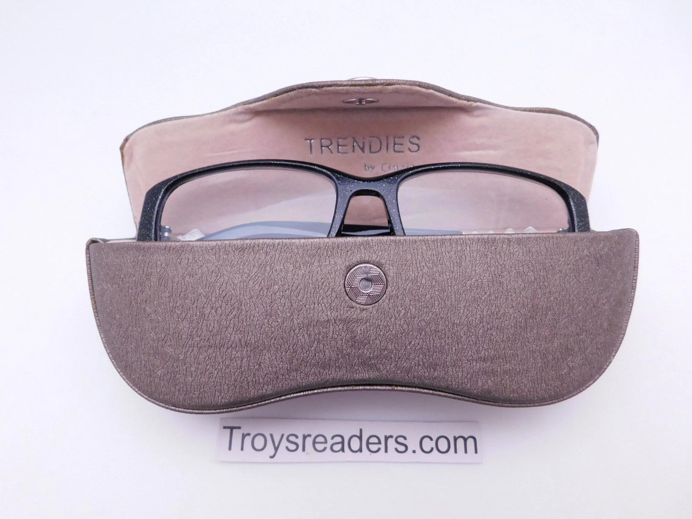 Gold Contoured Hard Case for Reading Glasses