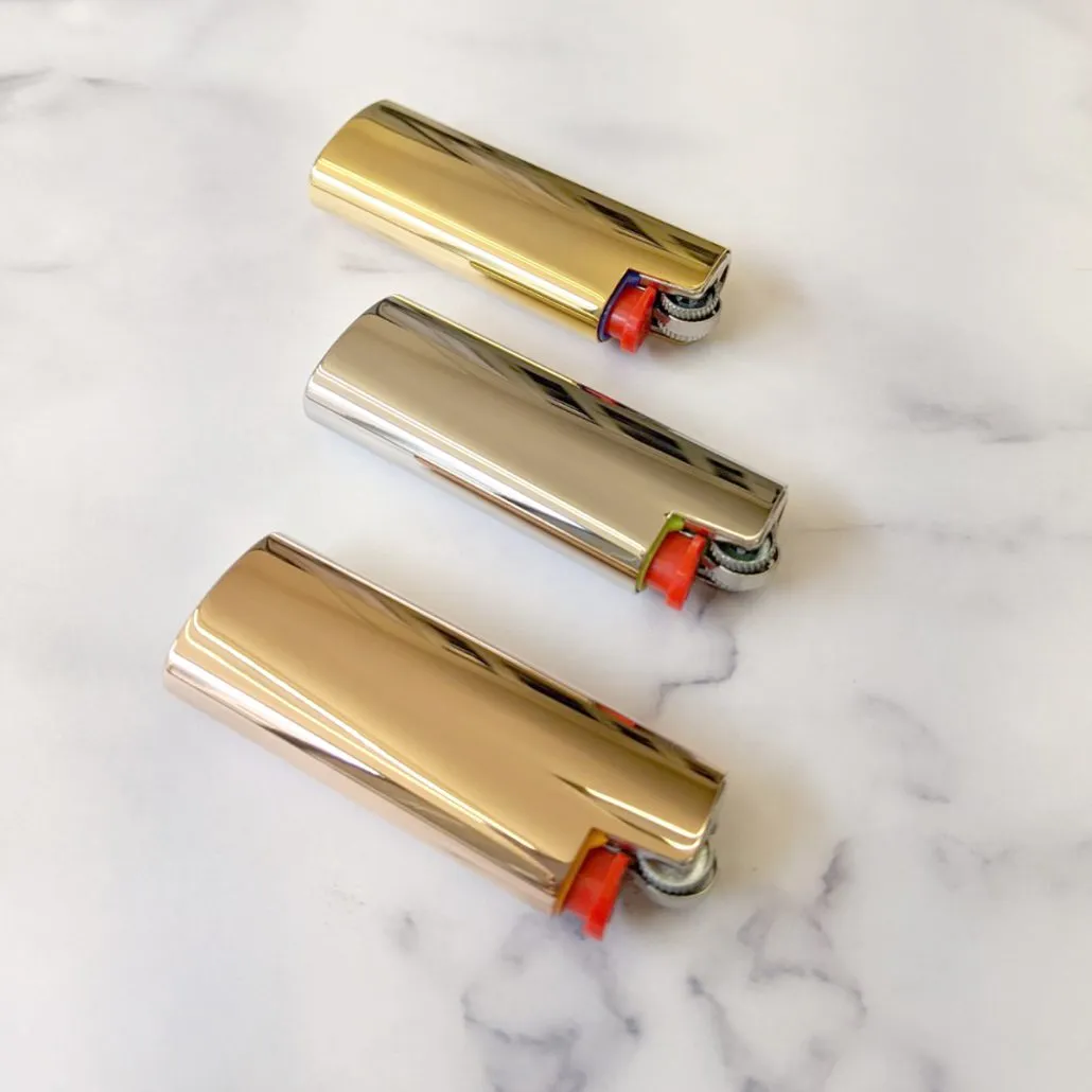 Gold Mini Lighter Case