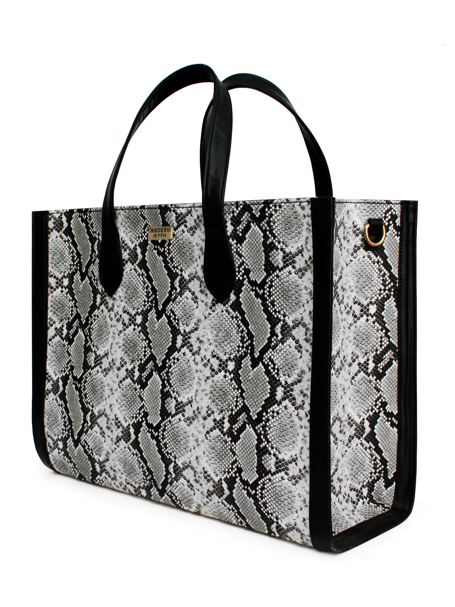 Grey & Black Snake Cosmic Tote | Modern Myth