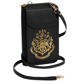 Harry Potter Womens Crossbody Bag, Phone Bag with Card Slots Adjustable Strap