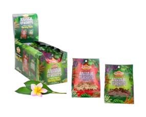 Hawaiian Jungle Animal Cracker Variety Pack 9/0.8oz bags (5 Original, 4 Chocolate Animal)