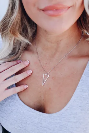 Hollow Man Necklace by B.b.Lila - Silver