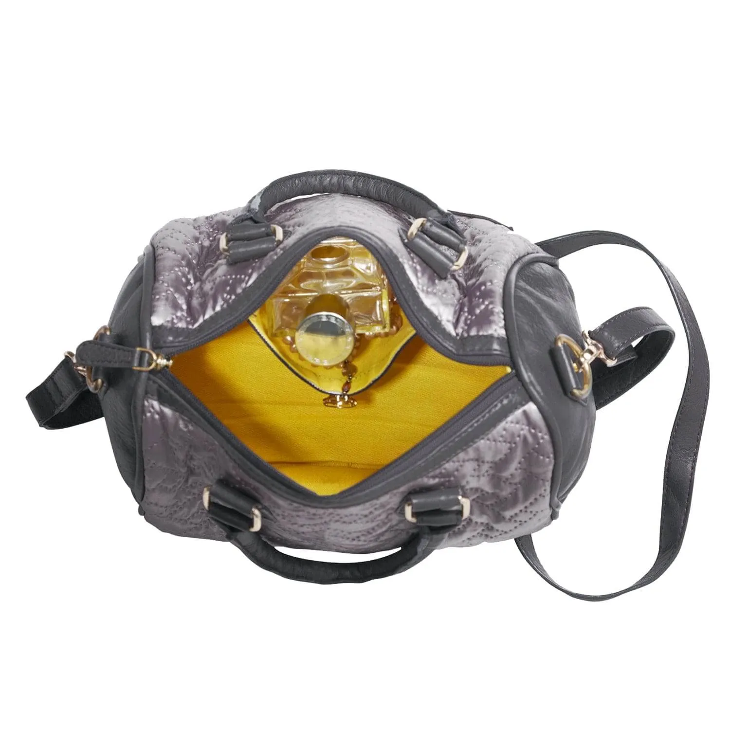 Mona B - Handbag | Crossbody Bag | Stylish Vintage Shoulder Bags for Women: Naomi Steel - QRP-300 STL