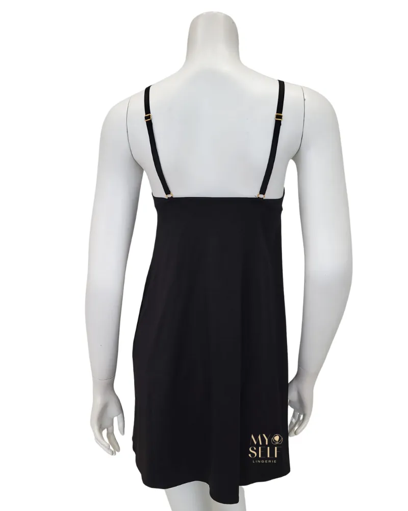 Montelle Black/Sand Bardot Microfiber Chemise