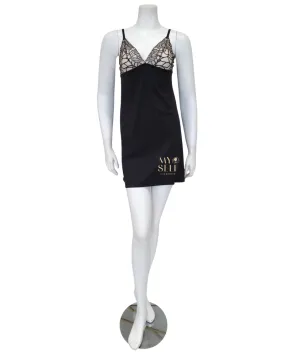 Montelle Black/Sand Bardot Microfiber Chemise