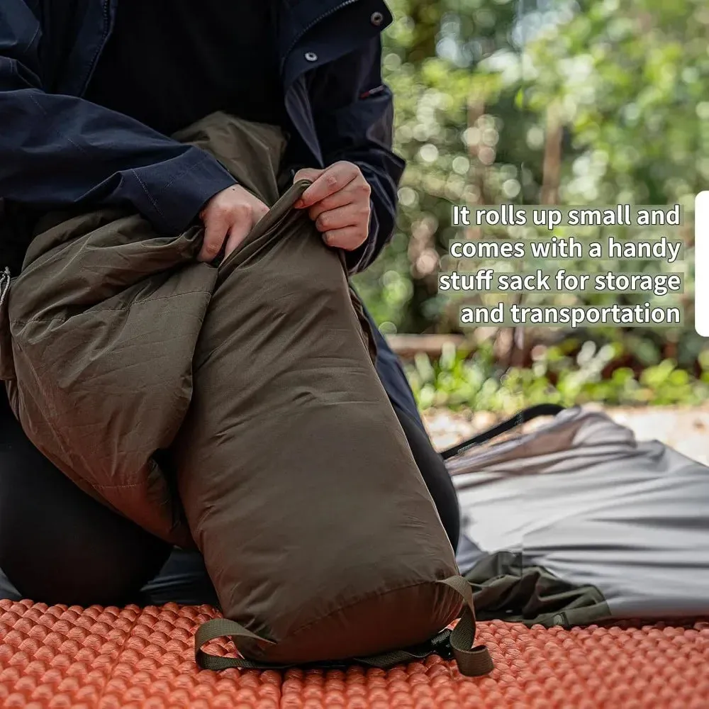 Mummy Sleeping Bag for Camping Hiking Backpacking, Sleeping Bags, Survival Gear Outdoor Camping Cotton Winter Warm Sleeping Bags