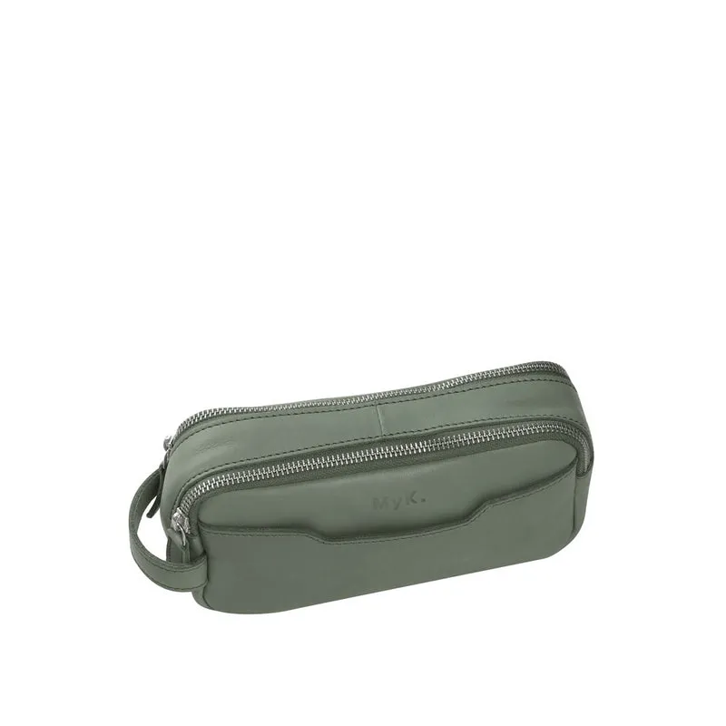 Myk. Leather Utility Pouch Bag
