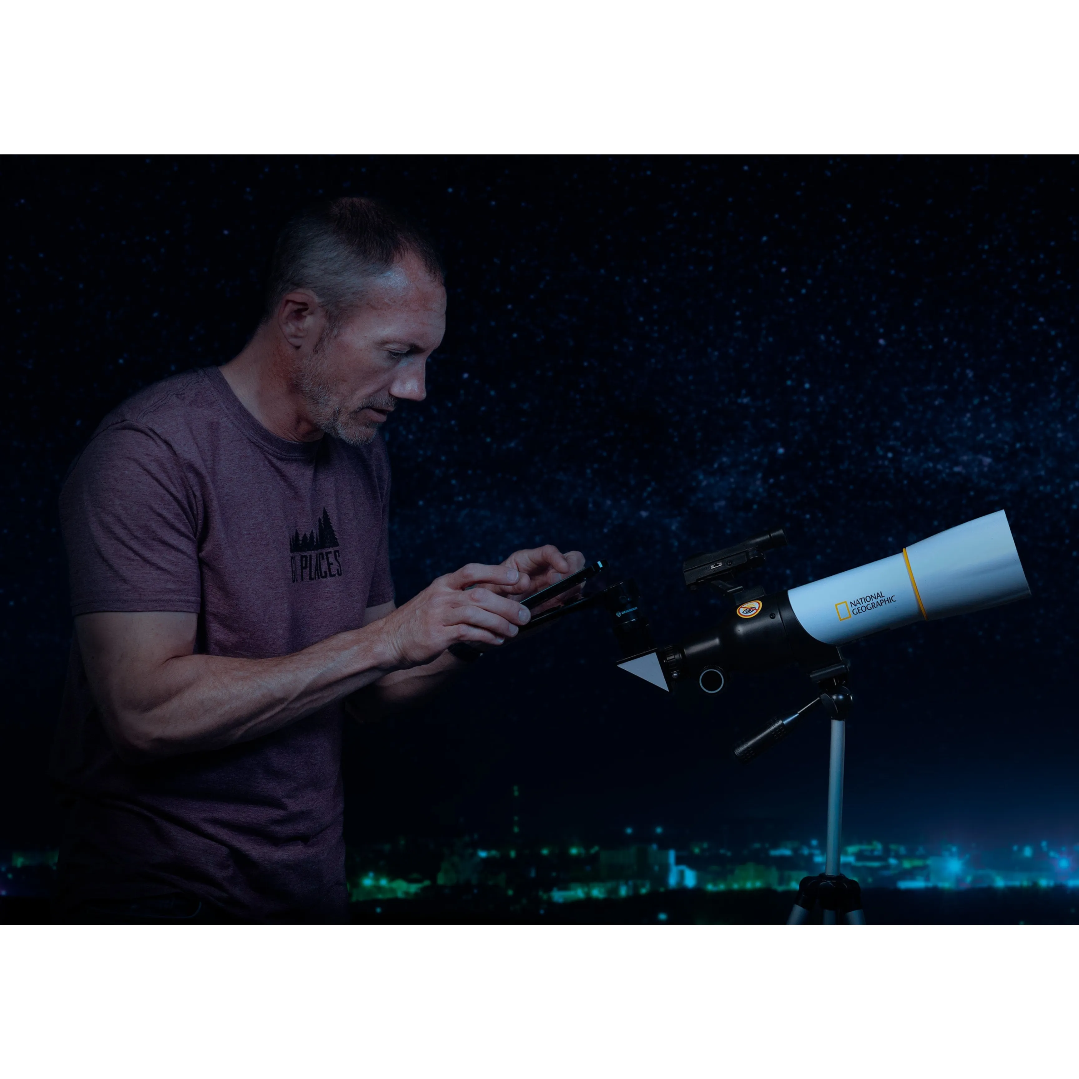 National Geographic RT70400 - 70mm Refractor Telescope with Panhandle Mount