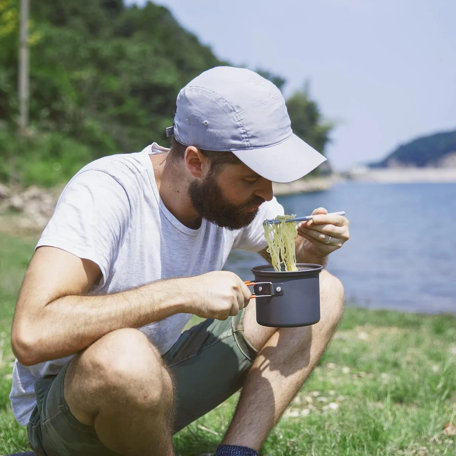 Naturehike Portable Aluminum Camping Cookware Kit 4-piece