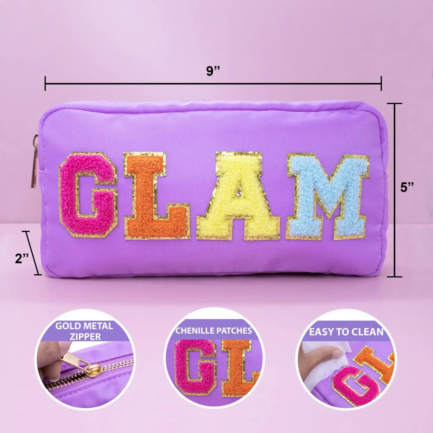 NYLON 'GLAM' POUCH