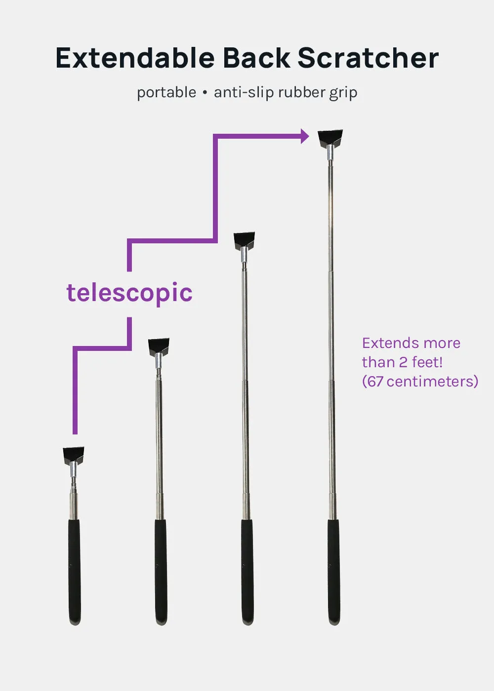 Official Key Items Extendable Back Scratcher