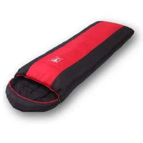 Outdoor Camping Envelope Sleeping Bag Thermal Tent Hiking Winter Single 0°C - red