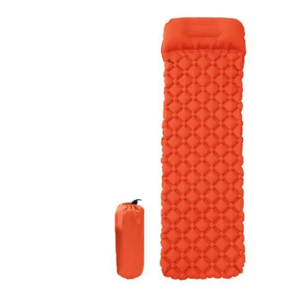 Outdoor mat camp inflatable sleeping mat self inflated mat Sleeping Pad Inflatable Air Cushion Camping with Pillow Air Mattress