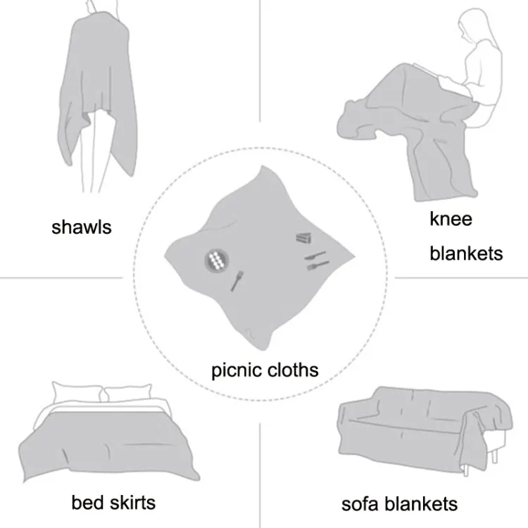 Outdoor Retro Camping Blanket Tent Camping Mat, Size: 90x180cm