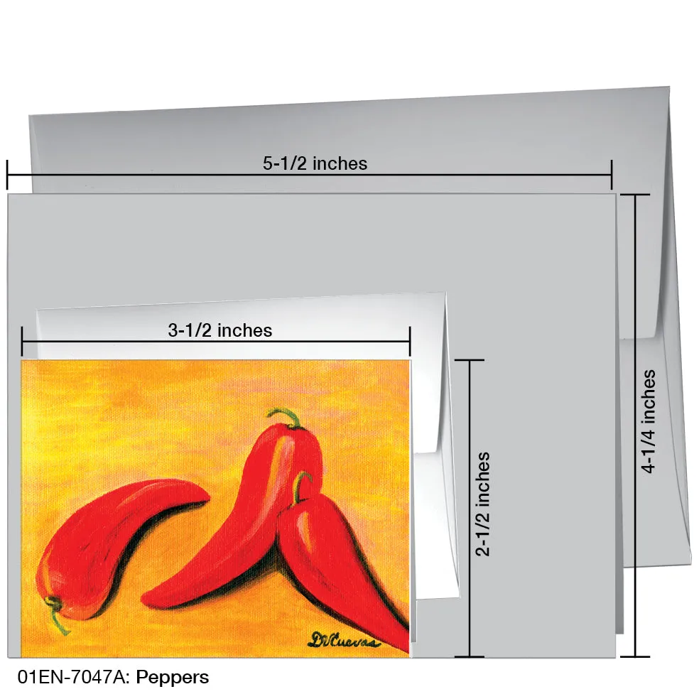 Peppers, Greeting Card (7047A)