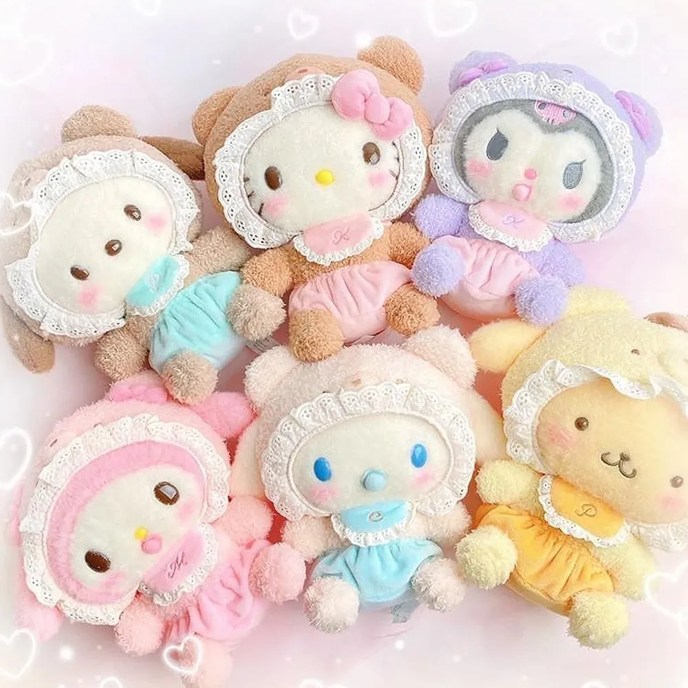 Pompompurin Baby Bear Mascot Clip-on Plush