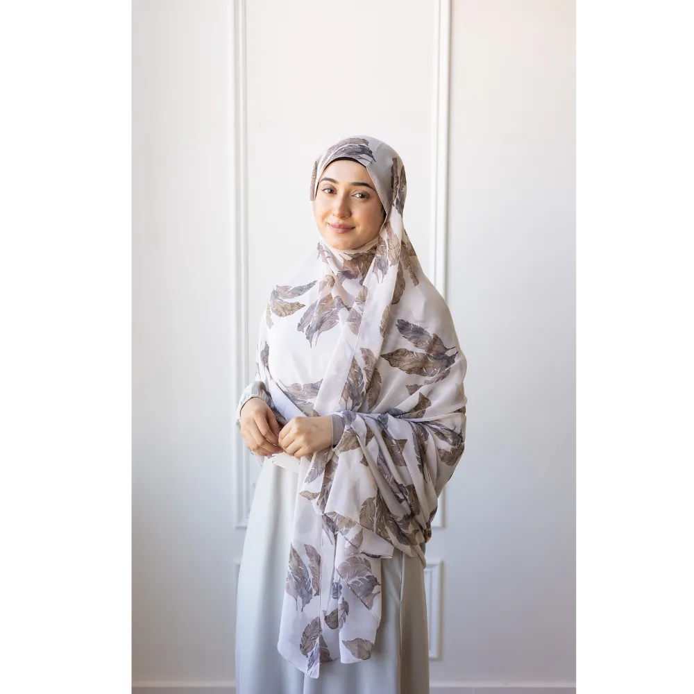 Printed Chiffon Hijab - Destination