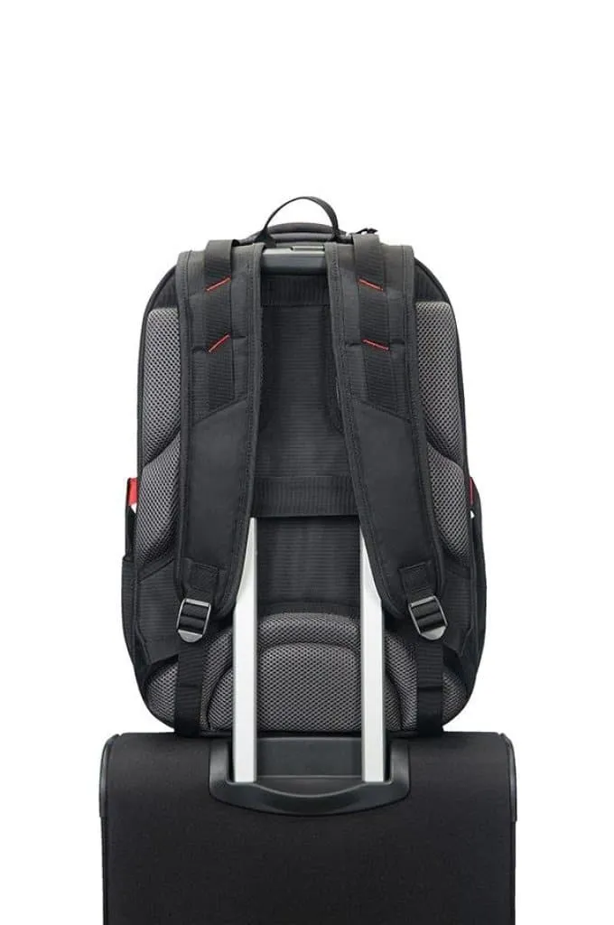 SAMSONITE LEVIATHAN LAPTOP BACKPACK 17.3 INCH BLACK RED