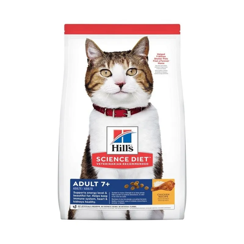 Science Diet Adult 7  Chicken Recipe Dry Cat Food