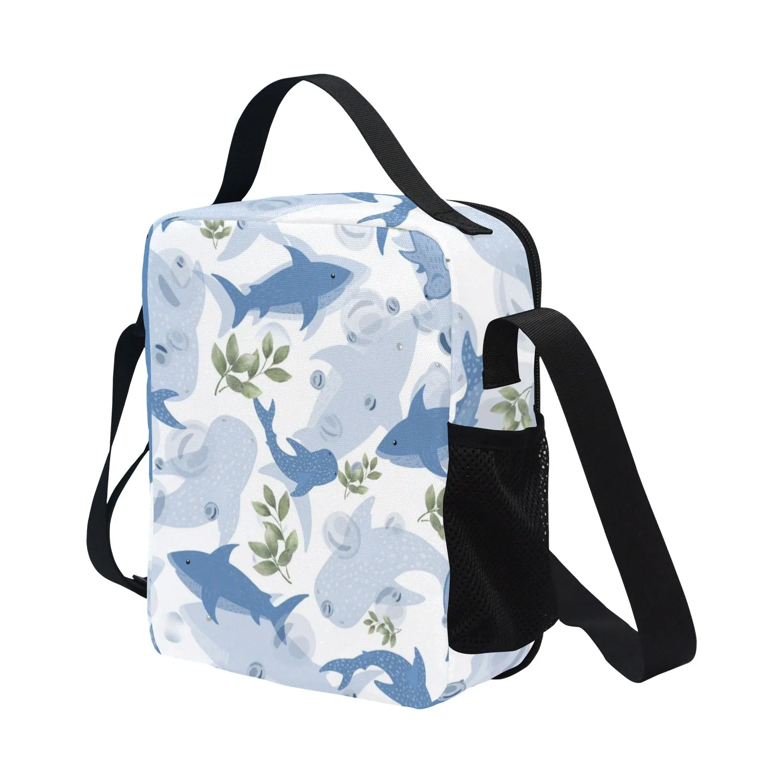 Sea Friends Lunch Bag for Kids - Durable Nylon, Thermal Insulation