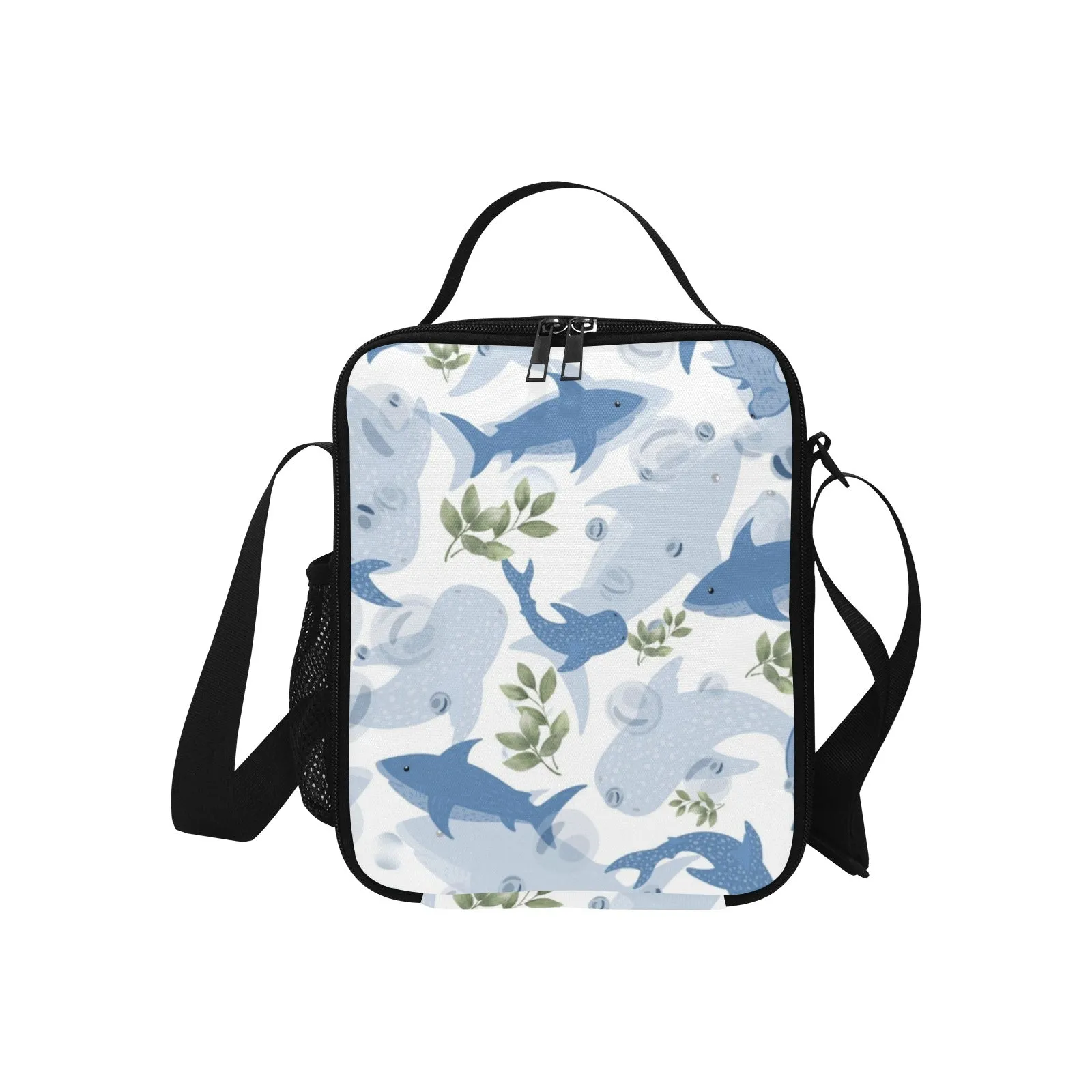 Sea Friends Lunch Bag for Kids - Durable Nylon, Thermal Insulation