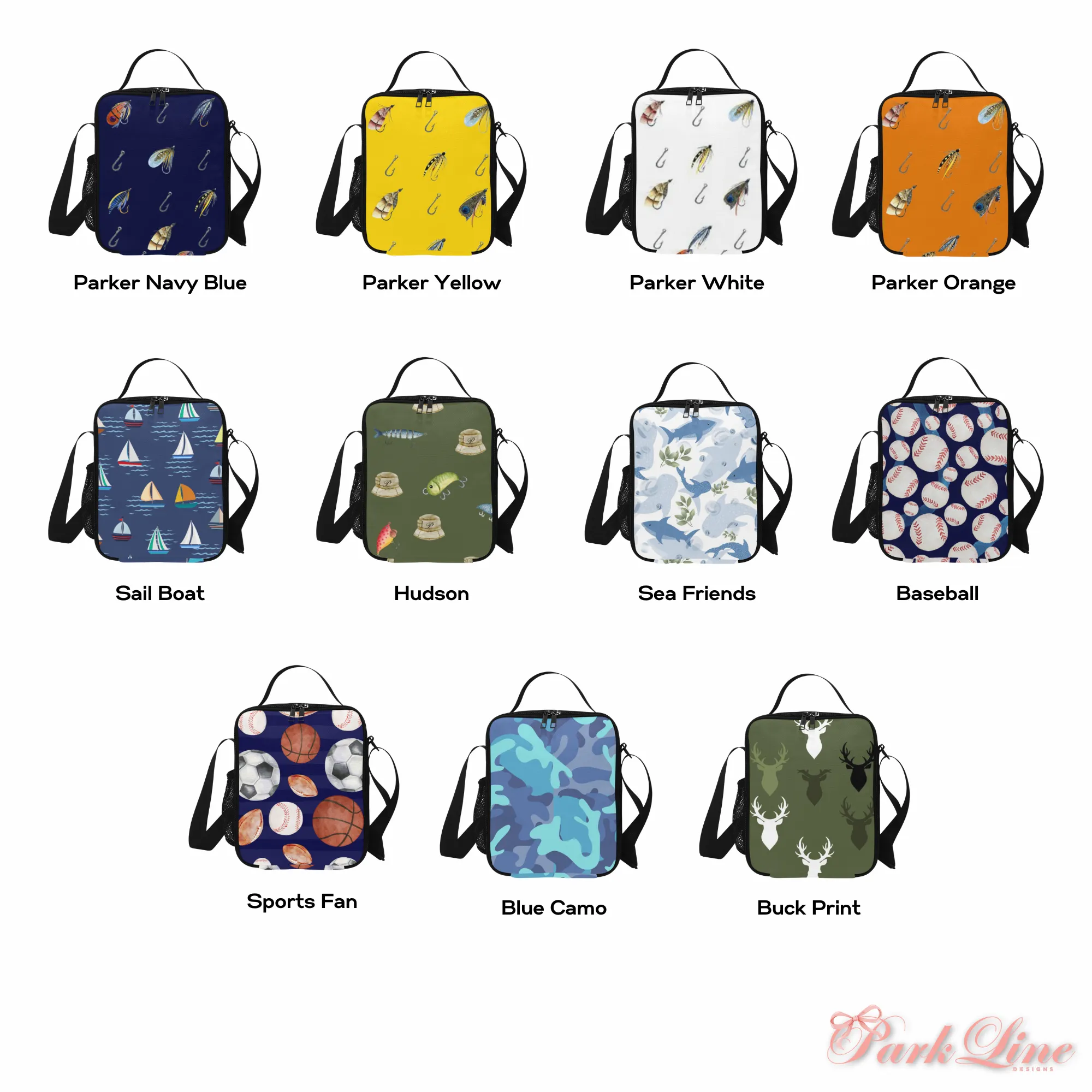 Sea Friends Lunch Bag for Kids - Durable Nylon, Thermal Insulation