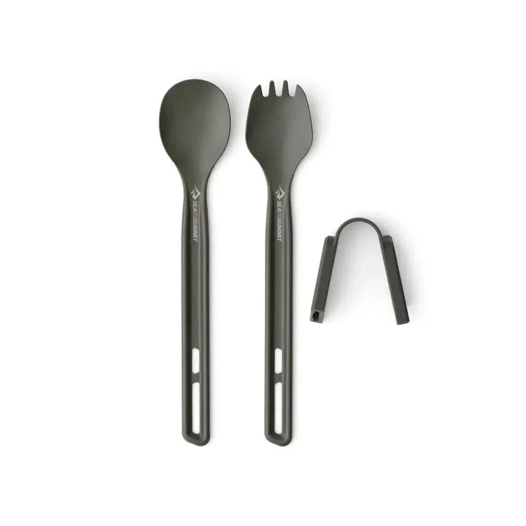 Sea To Summit Frontier UL Cutlery Set - [2 Piece] Long Handle Spoon and Spork
