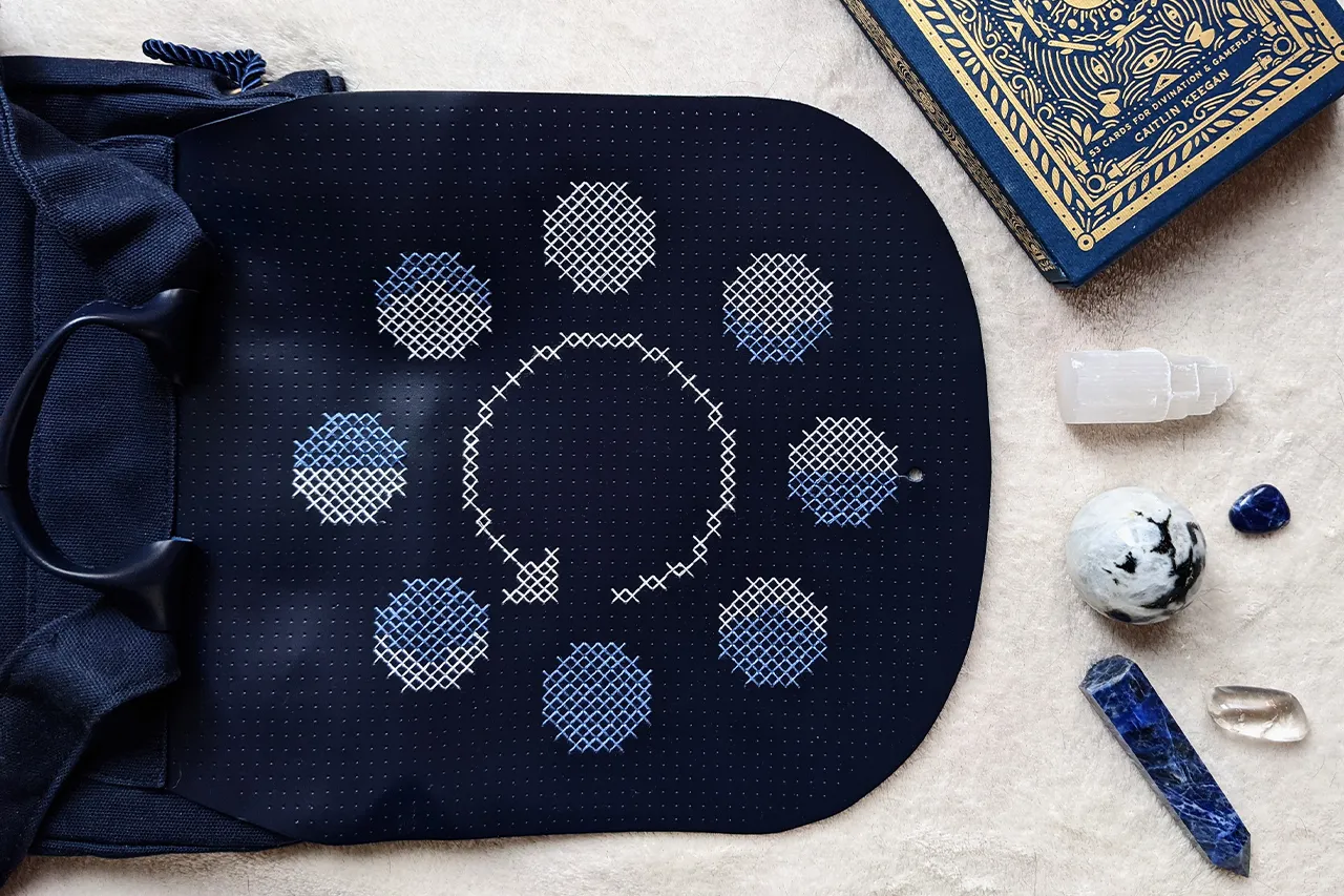 Stitch Backpack - Navy (Vegan)
