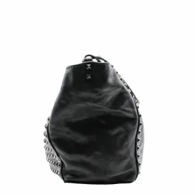 Studded Rockstud Tote Black