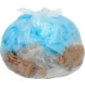 Super Duty Clear Trash Bags - 55 to 60 Gal, 2.5 Mil, 75 Bags/Case