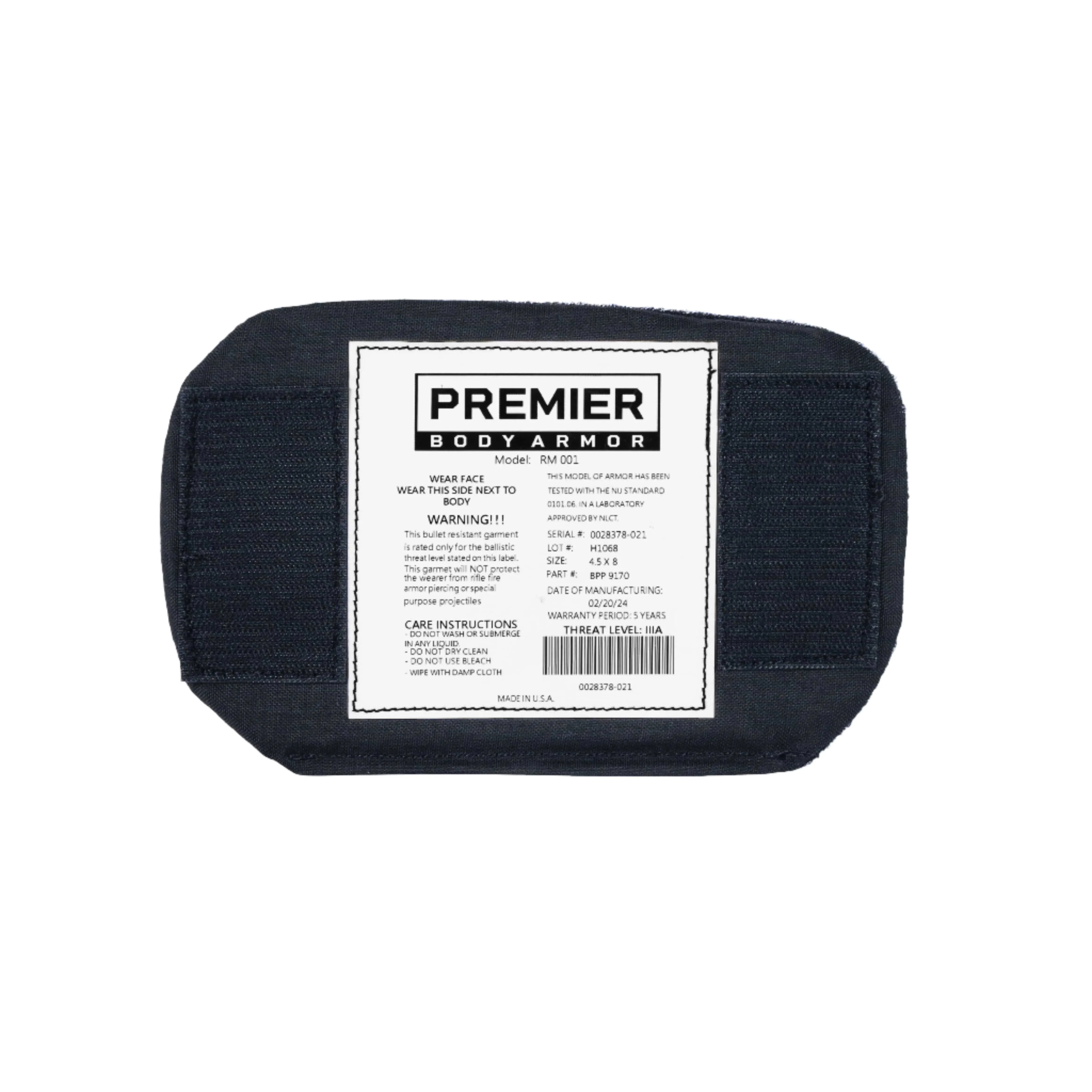 Vertx Everyday Fanny Pack Level IIIA Insert