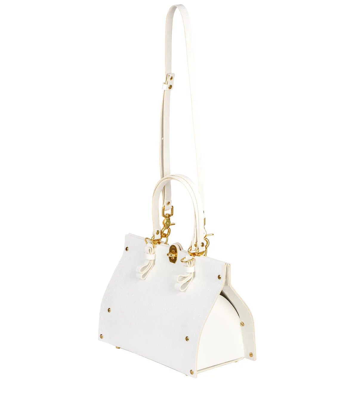 White Ostrich Doctor’s Bag